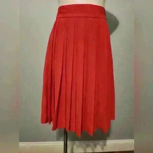 J crew pleated skirt
